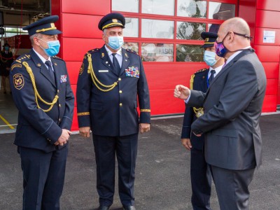 Hasiči slavnostně otevřeli sídlo územního odboru a stanici v Přerově
