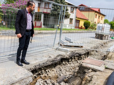 Náměstek hejtmana Michal Zácha řešil stav silnic na Přerovsku