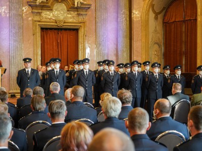 Hasiči převzali medaile za dlouholetou práci u sboru