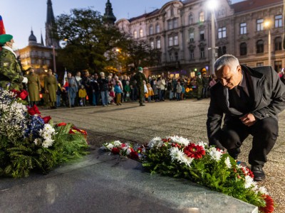 Hejtman připomněl vznik československého státu