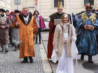 Tři králové žehnali v Olomouci