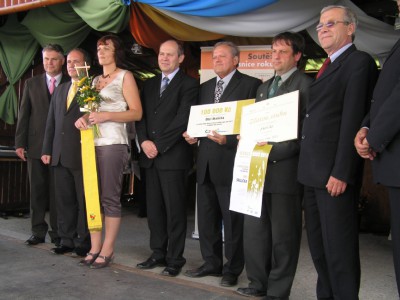 Vyhlášení vítězů soutěže Vesnice roku Olomouckého kraje ve Skaličce