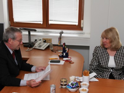 J. E. Milena Vicenová v sídle Olomouckého kraje