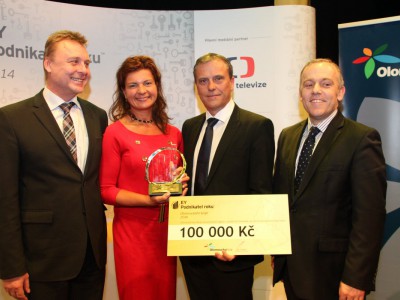 David Dostál získal titul EY Podnikatel roku 2014 Olomouckého kraje