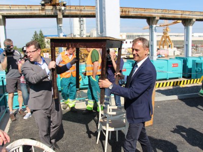 Hejtman Rozbořil si prohlédl nově otevřené překladiště odpadů