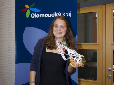 Medailisté z olympiády dětí a mládeže převzali ocenění od Olomouckého kraje