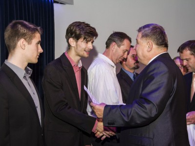 Olomoucký kraj odměnil talentované žáky a studenty