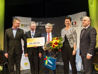 Titul EY Podnikatel roku Olomouckého kraje získal Petr Gross
