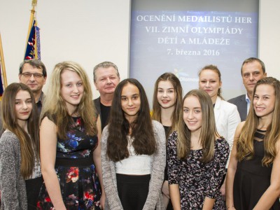 Hejtman Rozbořil ocenil sportovce z olympiády dětí a mládeže