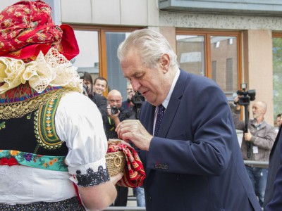 Prezident Miloš Zeman zahájil třídenní návštěvu Olomouckého kraje