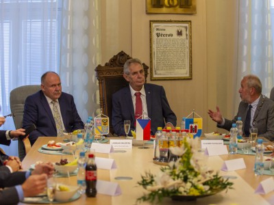 Prezident Miloš Zeman na návštěvě v Olomouckém kraji: 2. den