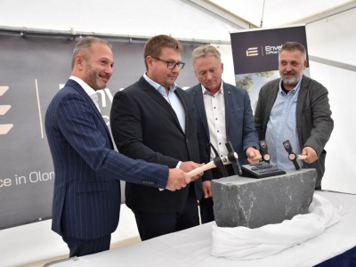 Náměstek hejtmana Pavel Šoltys zahájil stavbu Envelopa Office Center