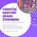 Vánoční nádvoří na hradě Šternberk