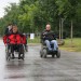 Hejtman Rozbořil zahájil Olomouckou štafetu na vozíku
