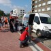 Betonovou zídku v Přerově doplnilo mobilní hrazení. Přes něj by se voda z Bečvy neměla vylít