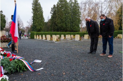 Den válečných veteránů v Olomouci. K pietní vzpomínce se připojil i hejtman Josef Suchánek 
