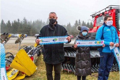 V Jeseníkách jezdí nová rolba. Běžkaři se mají na co těšit