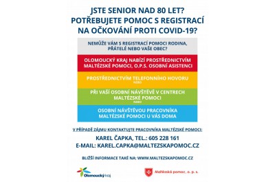 Maltézská pomoc - pomoc s registrací na očkování proti covid-19