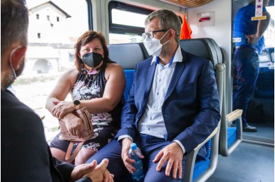 Z Olomouce do Drahanovic a zpět. Zástupci kraje řešili kvalitu cestování ve vlaku