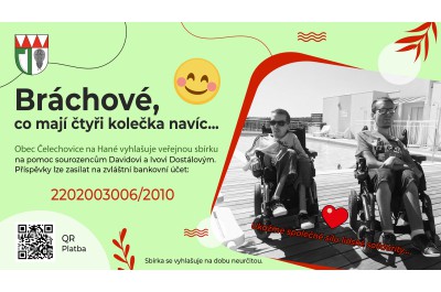 Veřejná sbírka na pomoc sourozencům Dostálovým
