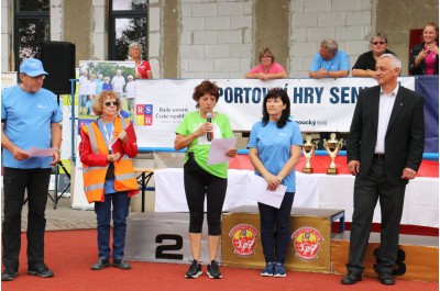 Hejtmanství podpořilo šestý ročník Sportovních her seniorů