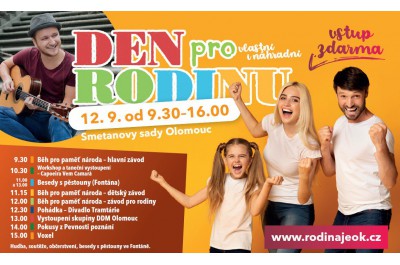 	Rodinná pohoda a zábava. Po roce je tu opět Den pro rodiny vlastní i náhradní