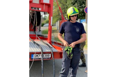 Velké krajské cvičení na Plumlově: Tématem byla protržená hráz nádrže
