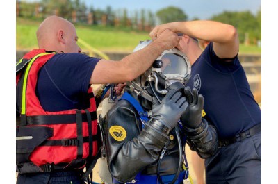 Velké krajské cvičení na Plumlově: Tématem byla protržená hráz nádrže