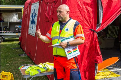 Velké krajské cvičení na Plumlově: Tématem byla protržená hráz nádrže