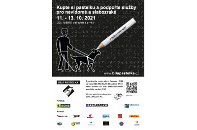 Kupte si bílou pastelku a podpořte nevidomé