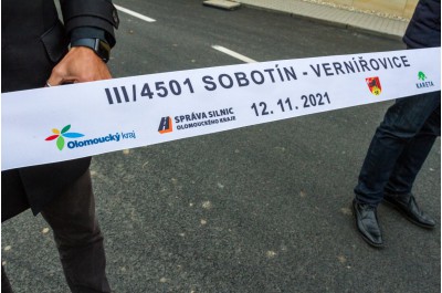 Řidiči na severu regionu mají další novou silnici