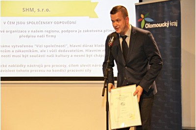 Kraj udělil ocenění za společenskou odpovědnost