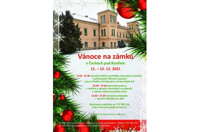 Vánoce na zámku v Čechách pod Kosířem
