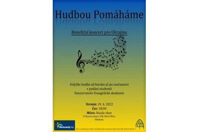 Hudbou Pomáháme - benefiční koncert pro Ukrajinu