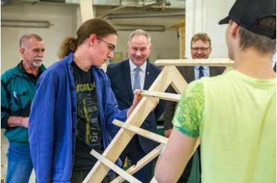 Ministr školství Petr Gazdík v Olomouci. Potkal se s učiteli i krajskými radními