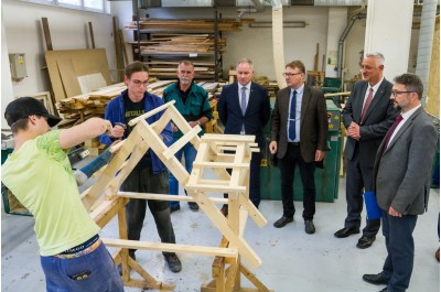Ministr školství Petr Gazdík v Olomouci. Potkal se s učiteli i krajskými radními