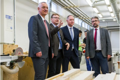 Ministr školství Petr Gazdík v Olomouci. Potkal se s učiteli i krajskými radními