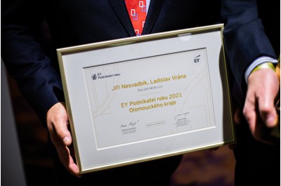 EY Podnikatel roku Olomouckého kraje 2021