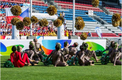 Andrův stadion zaplnily mladé sportovní naděje. Začala Olympiáda dětí a mládeže