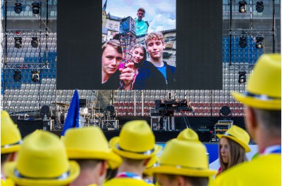 Andrův stadion zaplnily mladé sportovní naděje. Začala Olympiáda dětí a mládeže