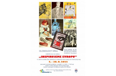 Výstava výtvarných prací žáků ZUŠ Olomouckého kraje INSPIRUJEME EVROPU