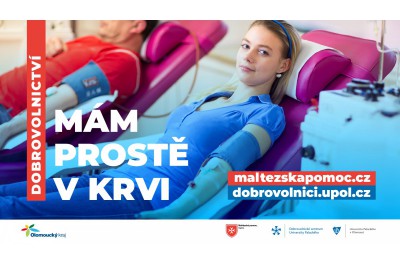 Společná kampaň Olomouckého kraje, Univerzity Palackého a Maltézské pomoci má přitáhnout pozornost k tématu dobrovolnictví	