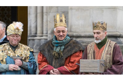 Šťastný nový rok popřeje Olomoučanům v tříkrálovém převleku hejtman, primátor a biskup