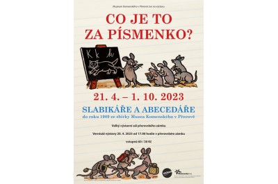 Co je to za písmenko? Výstava slabikářů a abecedářů ze sbírky Muzea Komenského v Přerově
