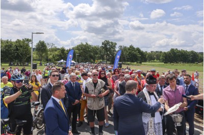 Cyklostezka Bečva má novou lávku a další kilometry navíc