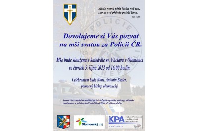 Mše svatá za Policii České republiky