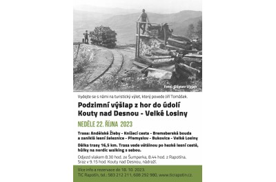 Podzimní výšlap z hor do údolí Kouty nad Desnou - Velké Losiny
