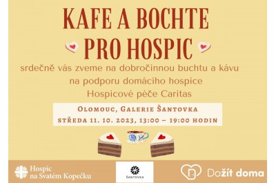 Kafe a Bochte pro hospic
