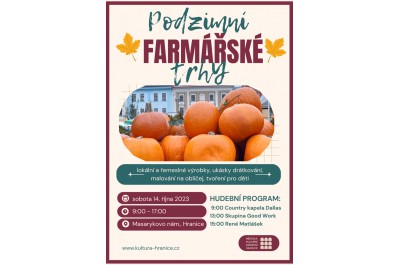 Podzimní farmářské trhy v Hranicích