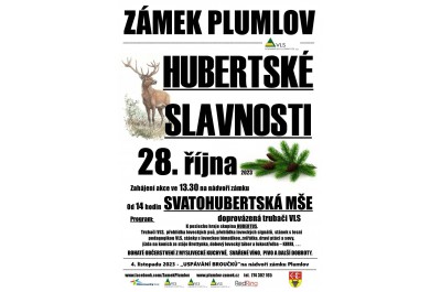 Hubertské slavnosti na zámku Plumlov